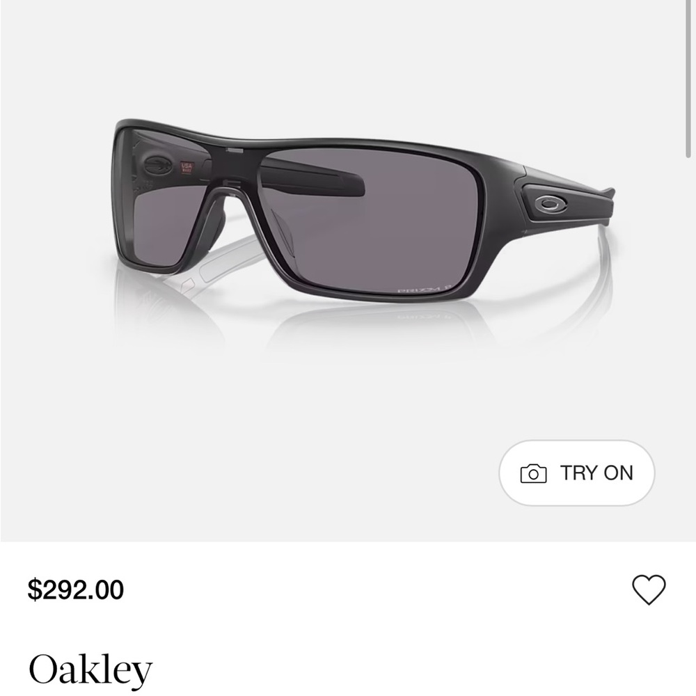 Oakley Men’s Black Rectangular Sunglasses